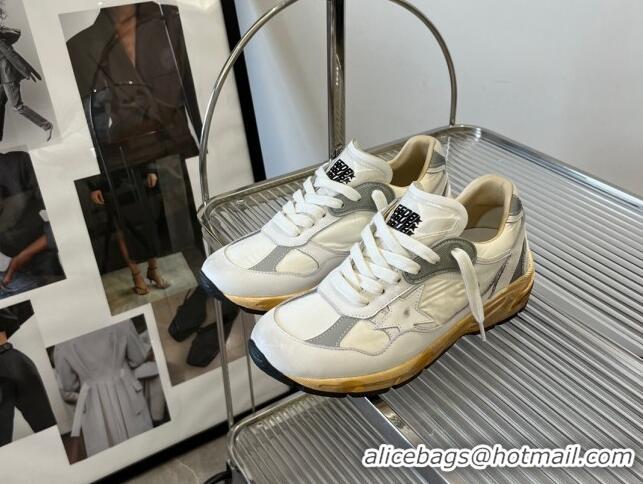 Popular Style Golden Goose Dad-Star in white nappa and nylon with leather 607013