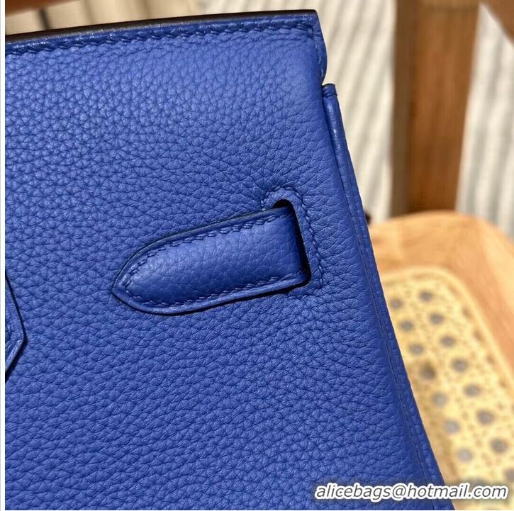 Well Crafted Hermes Bikin 30CM Original Togo Leather HB30O Blue