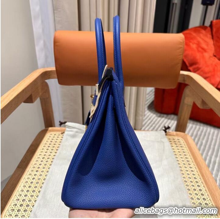 Well Crafted Hermes Bikin 30CM Original Togo Leather HB30O Blue