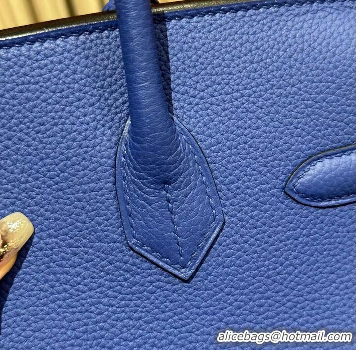 Well Crafted Hermes Bikin 30CM Original Togo Leather HB30O Blue