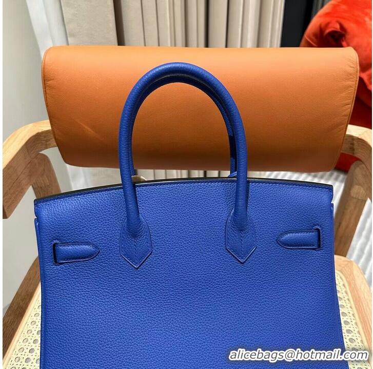 Well Crafted Hermes Bikin 30CM Original Togo Leather HB30O Blue