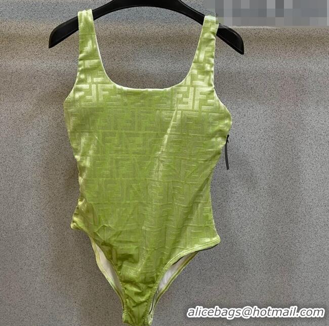 Cheapest Fendi FF Velvet Swimwear 0706 Green 2023