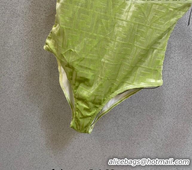 Cheapest Fendi FF Velvet Swimwear 0706 Green 2023