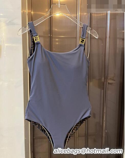 ​Buy Cheapest Fendi Reversible Swimwear 0713 Grey 2023