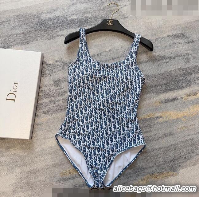 Grade Quality Dior Oblique Swimwear 0816 Dark Blue 2023