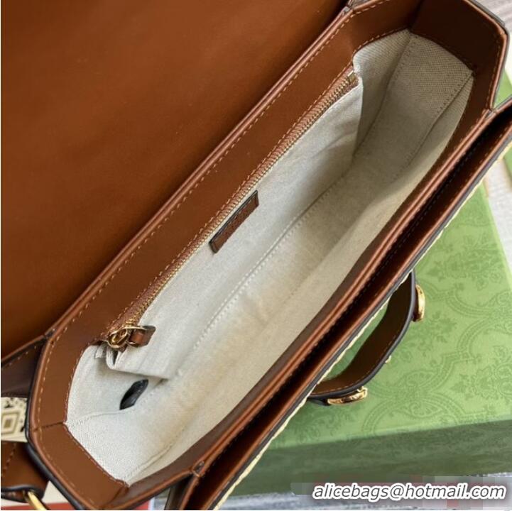 Inexpensive GUCCI HORSEBIT 1955 SHOULDER BAG G602204 Brown