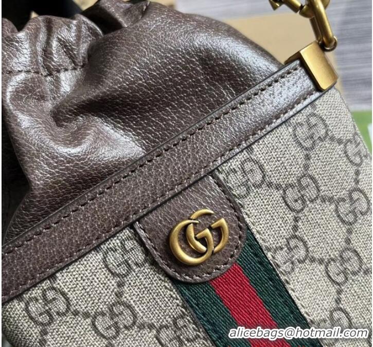 Well Crafted GUCCI OPHIDIA GG BUCKET BAG 752583 Brown