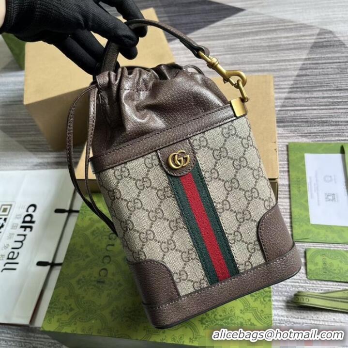 Well Crafted GUCCI OPHIDIA GG BUCKET BAG 752583 Brown