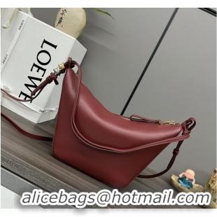 New Fashion Loewe Original Leather Shoulder Handbag C923 Wine