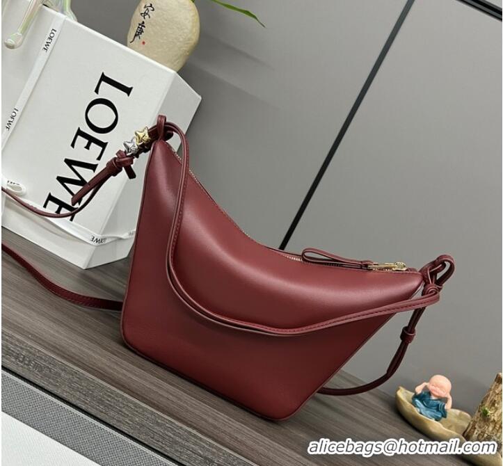 New Fashion Loewe Original Leather Shoulder Handbag C923 Wine