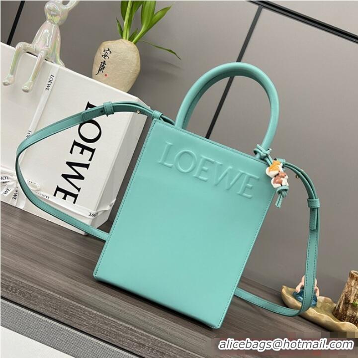 Low Cost Loewe Original Leather Shoulder Handbag 652307 Sky Blue