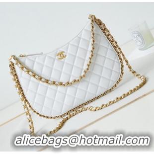 Buy Inexpensive Chanel LARGE HOBO BAG AS4368 White