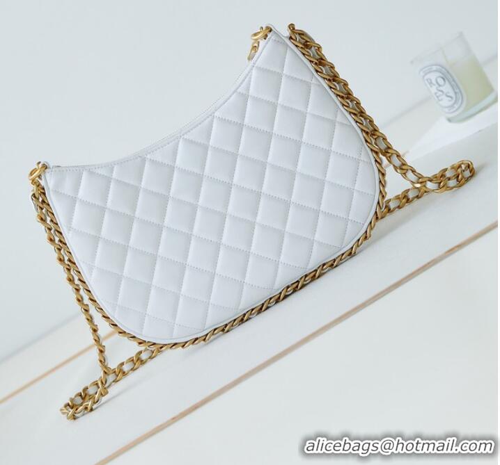 Buy Inexpensive Chanel LARGE HOBO BAG AS4368 White