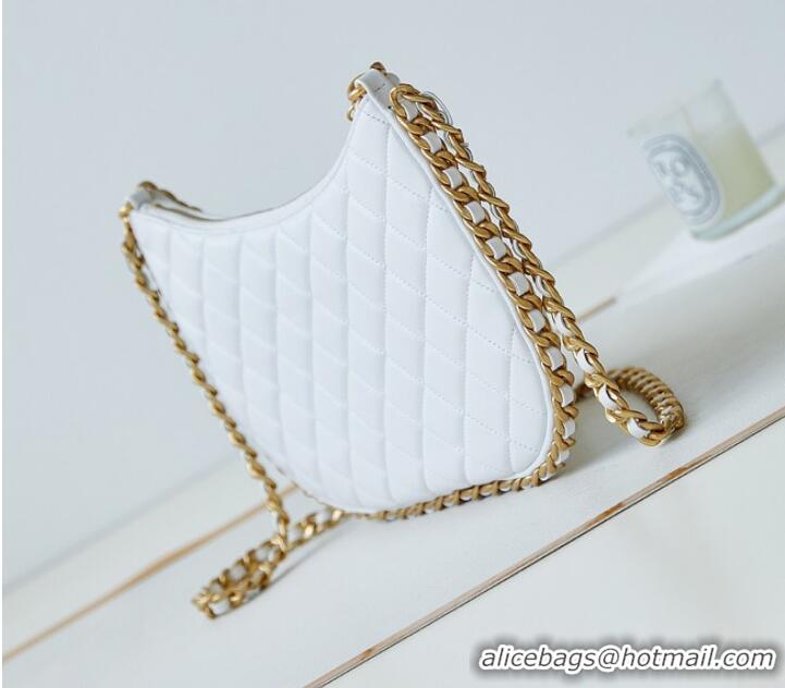 Buy Inexpensive Chanel LARGE HOBO BAG AS4368 White