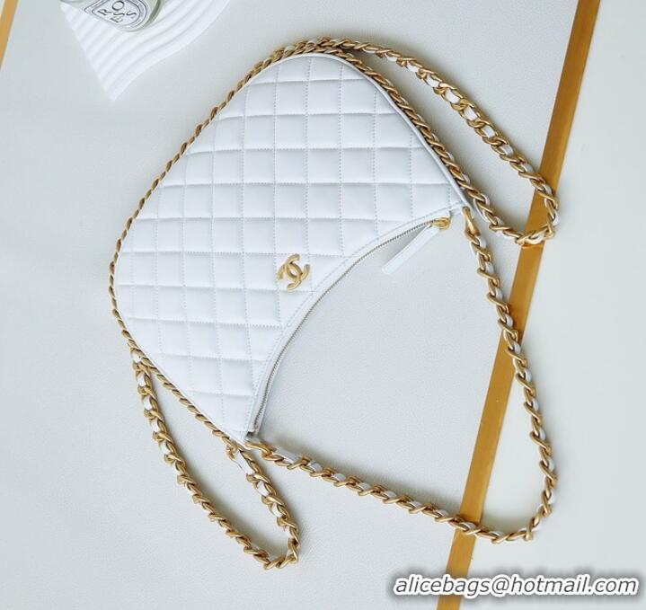 Buy Inexpensive Chanel LARGE HOBO BAG AS4368 White