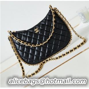 Good Quality Chanel LARGE HOBO BAG AS4368 Black