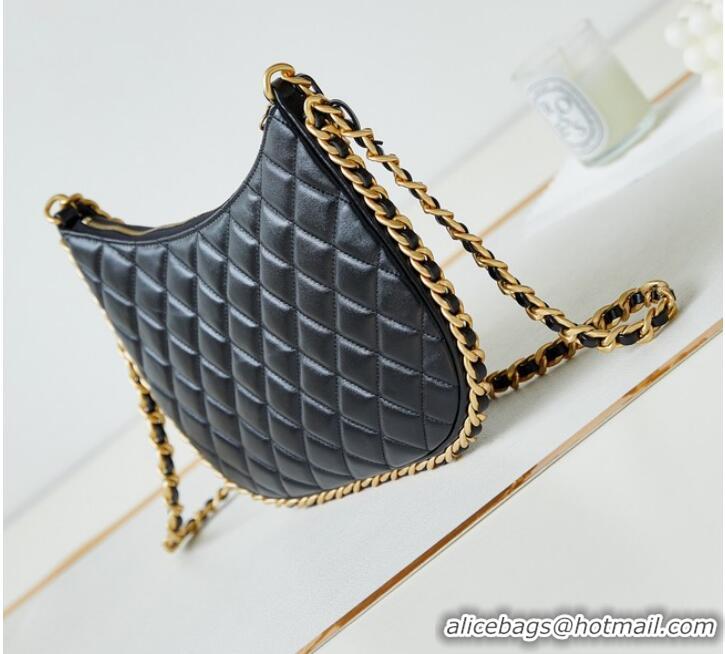 Good Quality Chanel LARGE HOBO BAG AS4368 Black