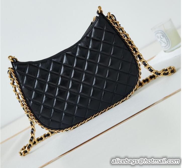 Good Quality Chanel LARGE HOBO BAG AS4368 Black