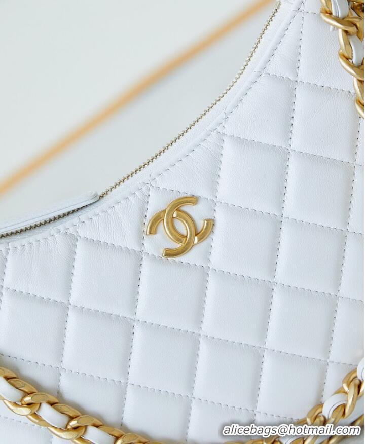 Super Quality Chanel HOBO HANDBAG AS4378 White