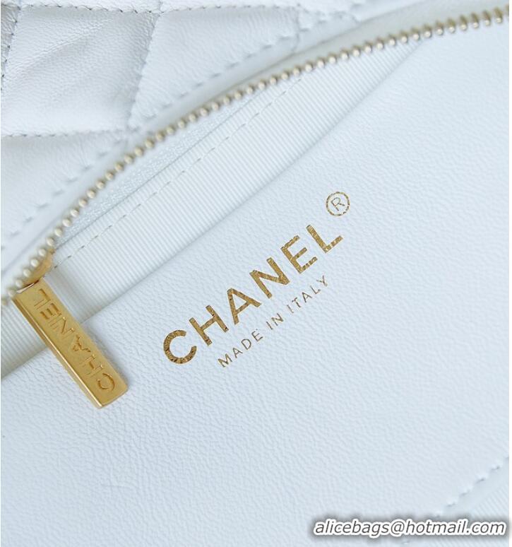 Super Quality Chanel HOBO HANDBAG AS4378 White