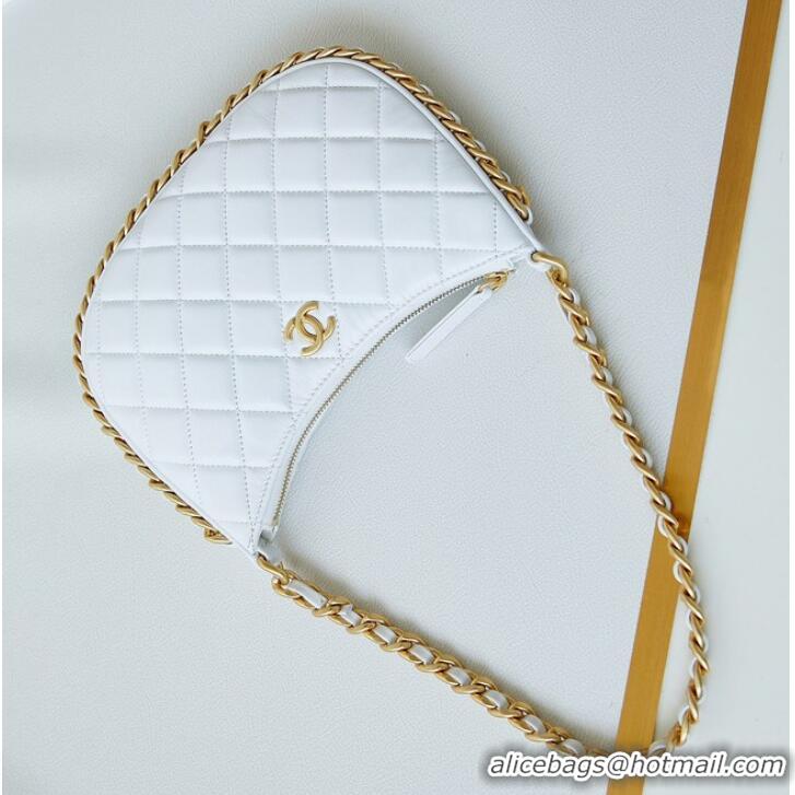 Super Quality Chanel HOBO HANDBAG AS4378 White