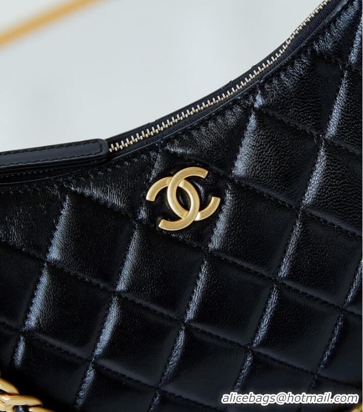 Luxury Discount Chanel HOBO HANDBAG AS4378 Black