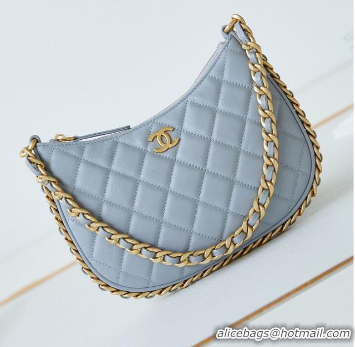 Trendy Design Chanel HOBO HANDBAG AS4378 light blue