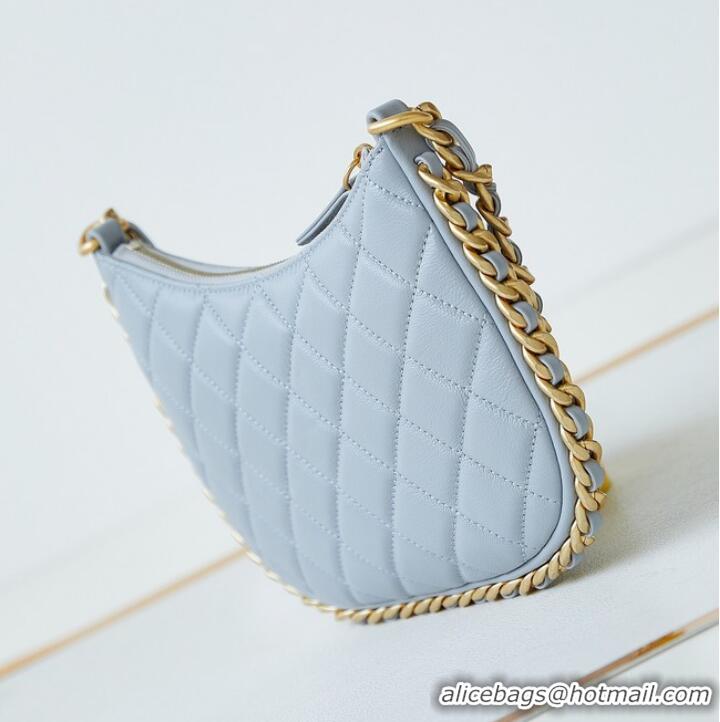 Trendy Design Chanel HOBO HANDBAG AS4378 light blue