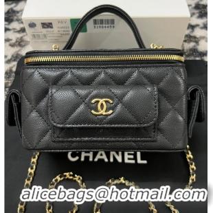 Unique Grade Chanel CLUTCH WITH CHAIN AP3017 Black