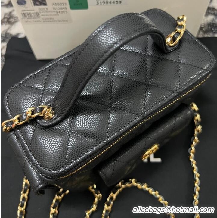 Unique Grade Chanel CLUTCH WITH CHAIN AP3017 Black