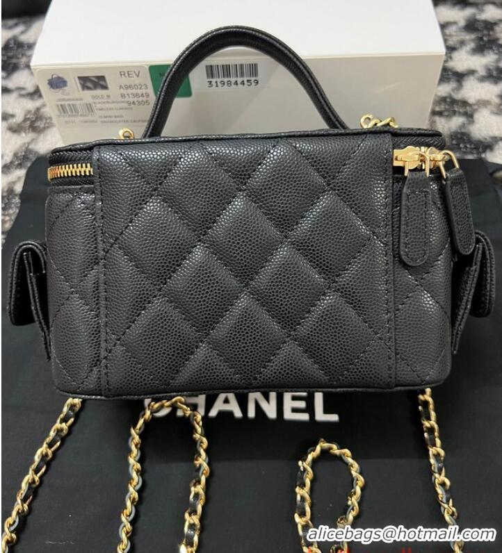 Unique Grade Chanel CLUTCH WITH CHAIN AP3017 Black