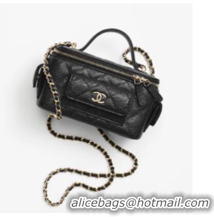 Unique Grade Chanel CLUTCH WITH CHAIN AP3017 Black