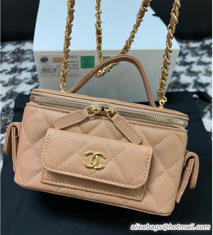 Super Quality Chanel CLUTCH WITH CHAIN AP3017 Apricot