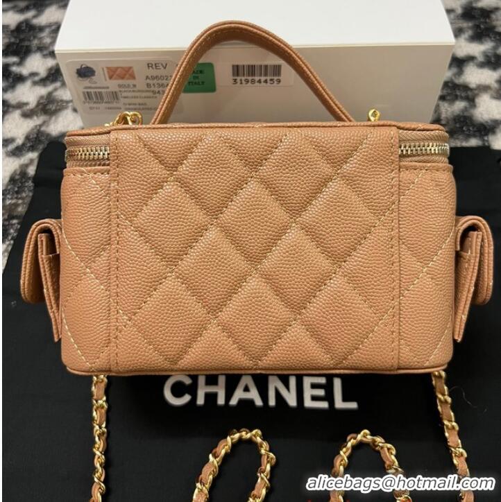 Super Quality Chanel CLUTCH WITH CHAIN AP3017 Apricot