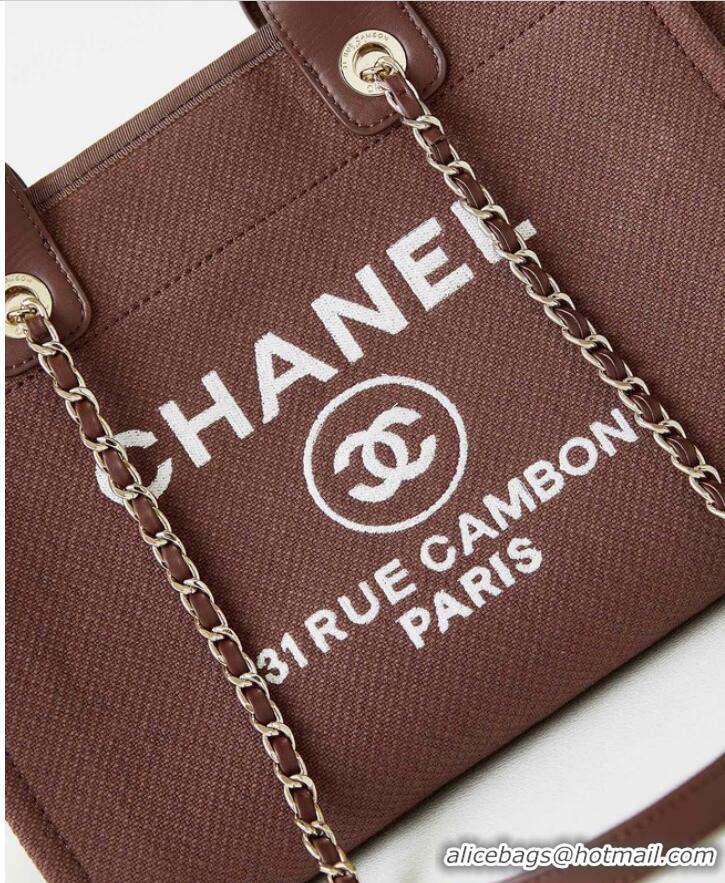 Good Taste Chanel SHOPPING BAG AS3257 Wine