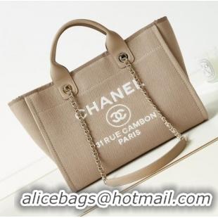 Super Quality Chanel SHOPPING BAG AS3257 Apricot