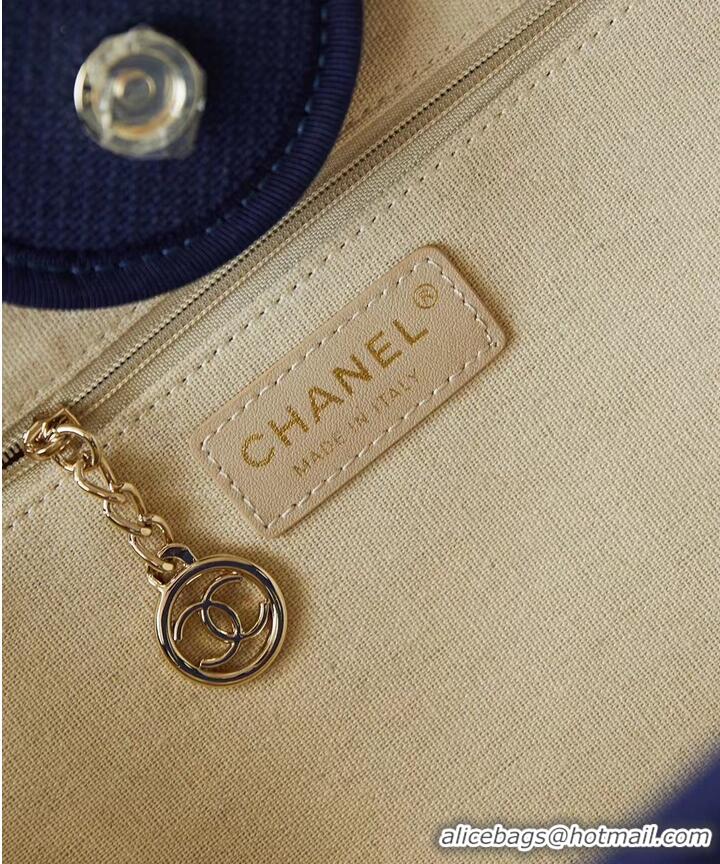 Buy Fashionable Chanel LARGE SHOPPING BAG 66941 Blue