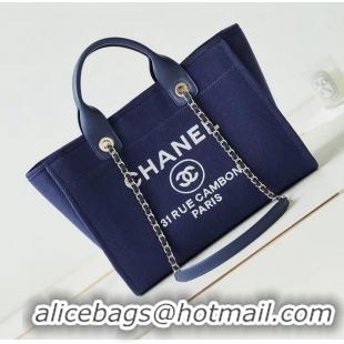 Buy Cheapest Chanel SHOPPING BAG AS3257 Blue