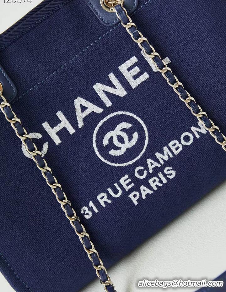 Buy Cheapest Chanel SHOPPING BAG AS3257 Blue