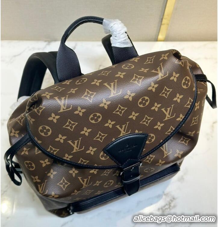 Famous Brand Louis Vuitton Montsouris Backpack M46683 Brown