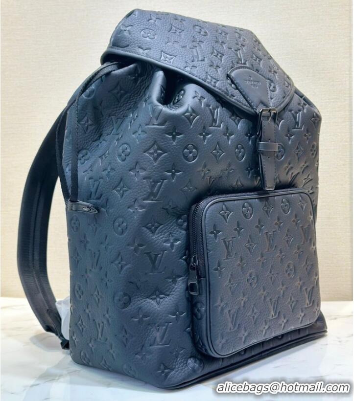 Reasonable Price Louis Vuitton Montsouris Backpack M23127 Black