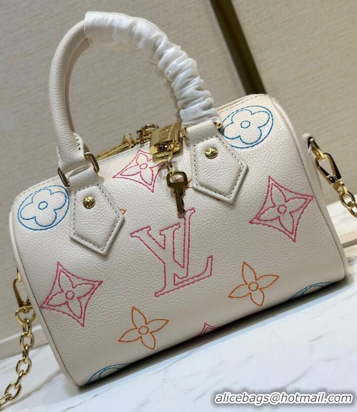 Unique Discount Louis Vuitton Monogram Empreinte Speedy 20 M46667 Beige