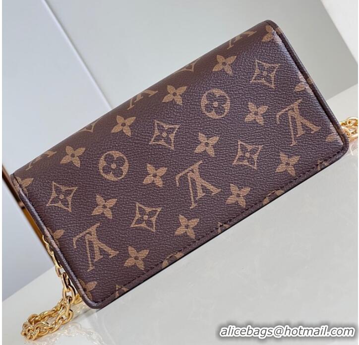 Buy Discount Louis Vuitton Monogram Canvas Wallet On Chain Lily M82509