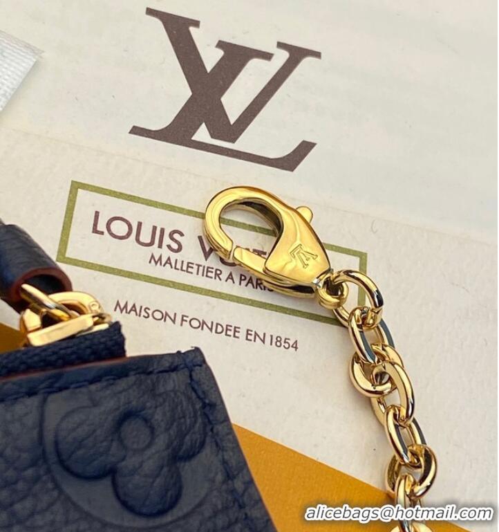 Shop Grade Louis Vuitton Monogram Empreinte Multi Pochette Felicie M81359 dark blue