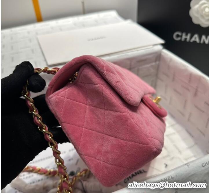 Unique Grade Chanel CLASSIC HANDBAG A1116 PINK