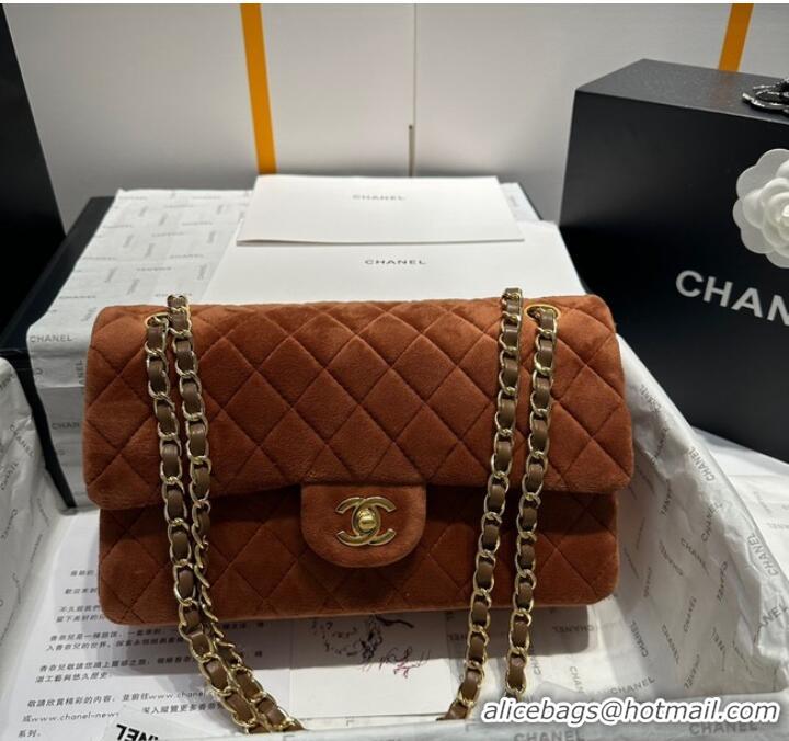 Top Quality Chanel CLASSIC HANDBAG A1112 BROWN