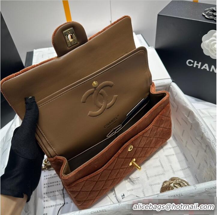 Top Quality Chanel CLASSIC HANDBAG A1112 BROWN