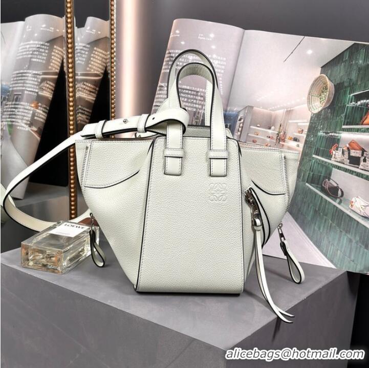 Promotional Loewe Soft grain leather Shoulder bag Hammock 09994 white