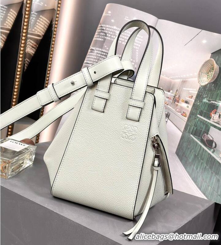 Promotional Loewe Soft grain leather Shoulder bag Hammock 09994 white