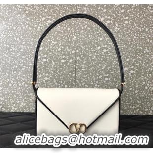 Good Taste VALENTINO GARAVANI LETTER BAG 0M50 WHITE&BLACK